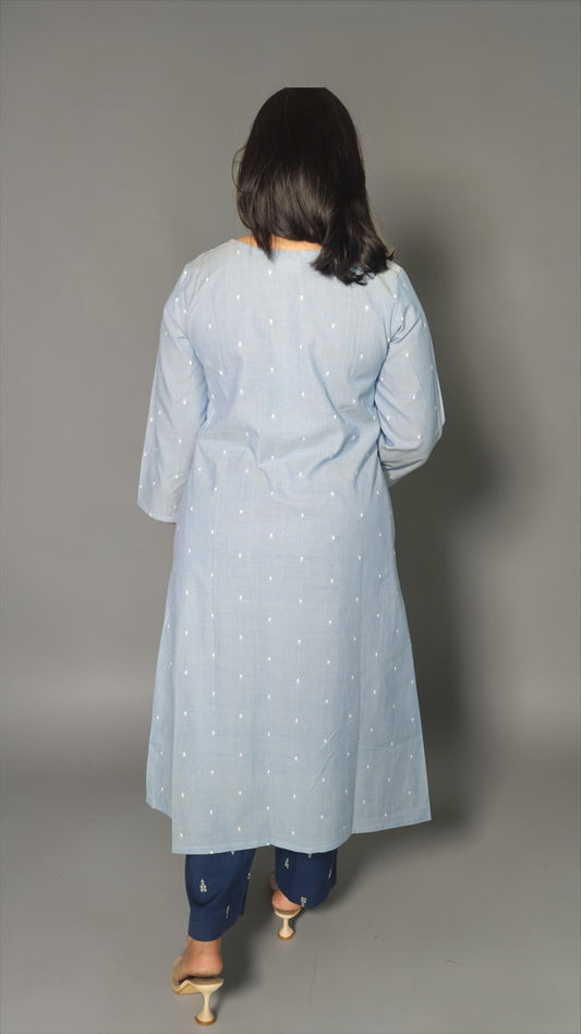 Azure Kurta Set
