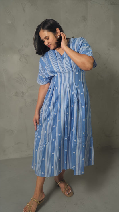 Azure Kimono Dress