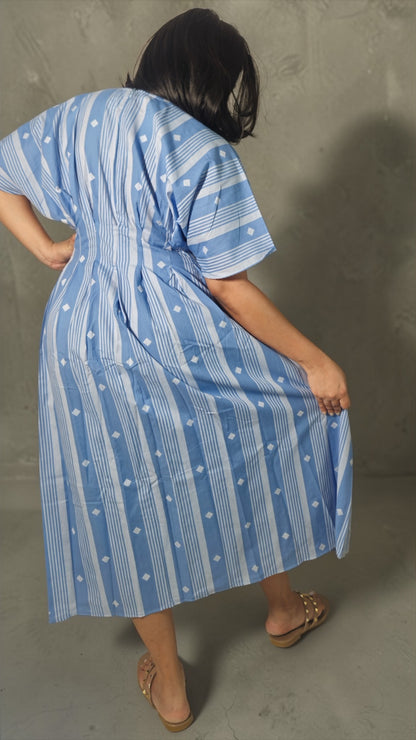 Azure Kimono Dress