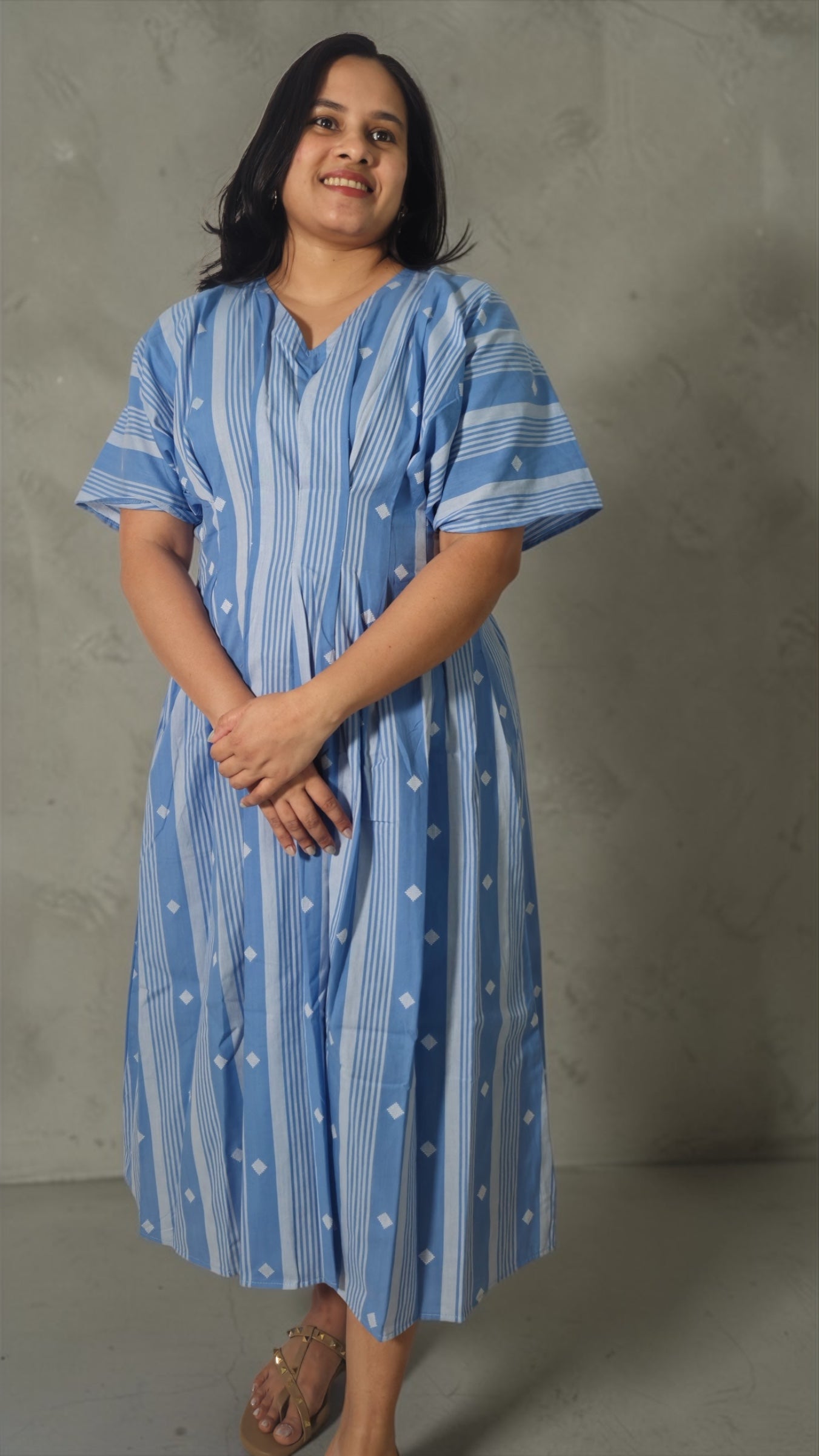 Azure Kimono Dress