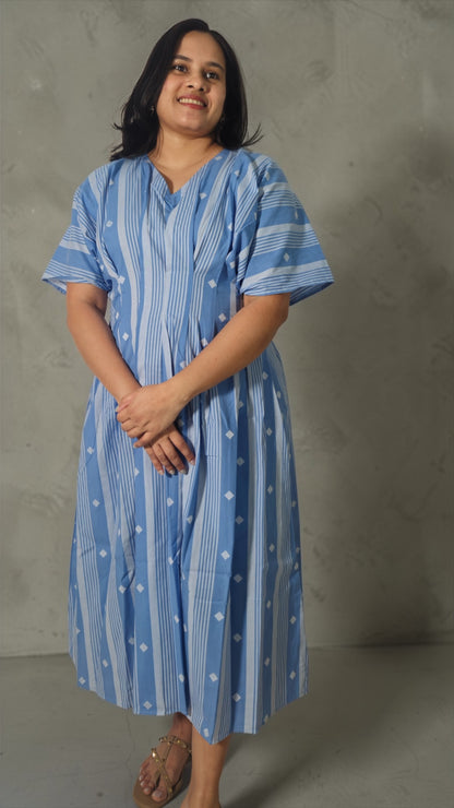 Azure Kimono Dress