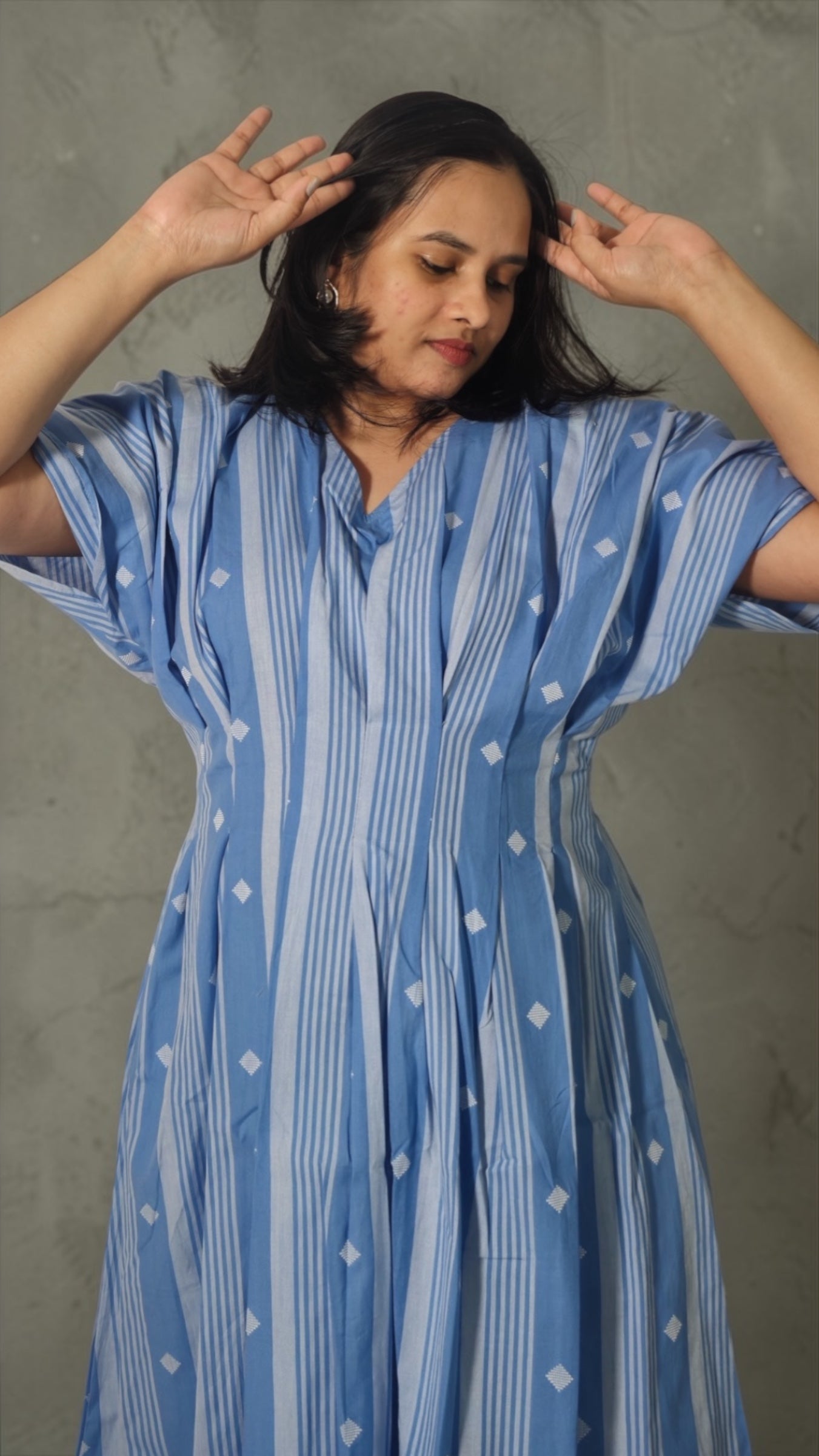 Azure Kimono Dress
