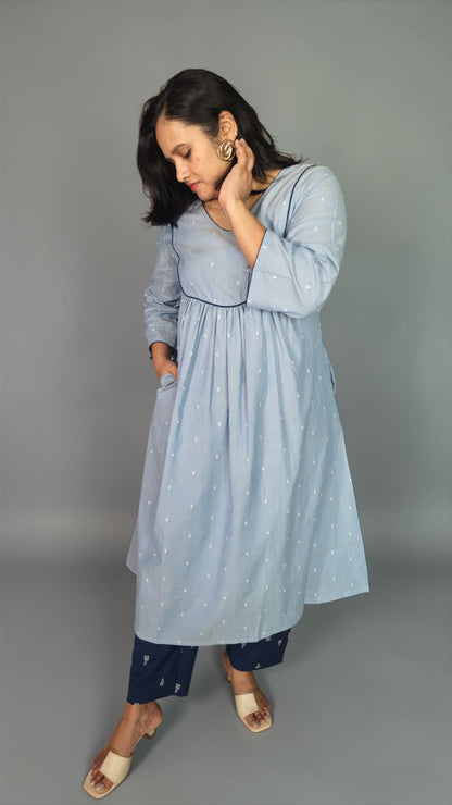 Azure Kurta Set