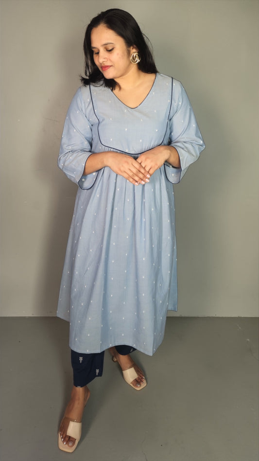 Azure Kurta Set