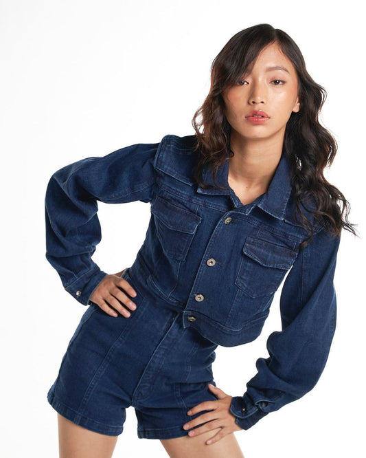 Cropped Denim Jacket