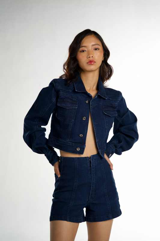 Cropped Denim Jacket