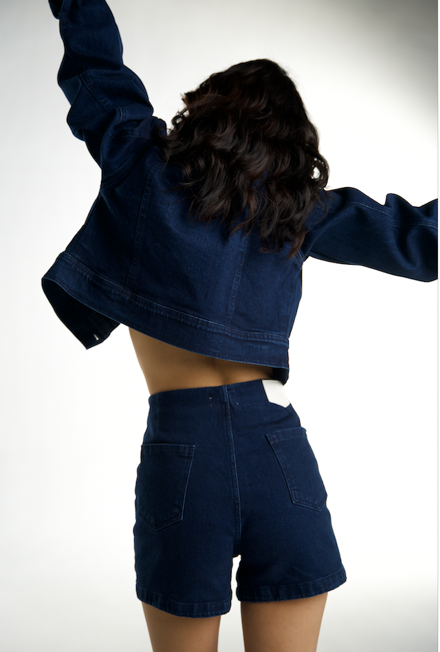 Cropped Denim Jacket